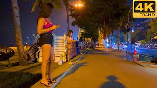 4K How is Thailand Now Pattaya Beach Road Freelancers [upl. by Marcell]