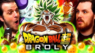 First Time Reaction to Dragon Ball Super Broly [upl. by Nylirej]