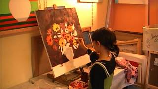 Cours de peinture enfants 2008 à latelier Rêve Evasion [upl. by Althee]