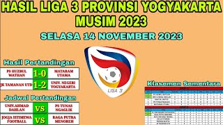 Hasil Liga 3 Yogyakarta 2023 Terbaru 🔥 Klasemen Liga 3 Yogyakarta 2023 Terbaru [upl. by Slinkman528]