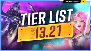 NEW TIER LIST for PATCH 1321  League of Legends [upl. by Hsemin789]