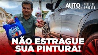 LAVAMOS UM CARRO COM DETERGENTE SABÃO DE ROUPA E PRODUTOS DE DETAILING QUAL FOI MELHOR [upl. by Oglesby]