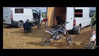 pitbike riding bacup mx [upl. by Eimarrej]