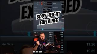 Body Height Explained Quickly gt7 granturismo granturismo7 [upl. by Ecneitap]