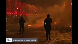 Gilets jaunes  le chaos parisien [upl. by Minardi524]