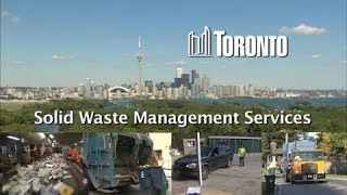 Planning for tomorrow Torontos long term waste resource management strategy [upl. by Eeladnerb]