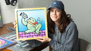 Creating Art for Skateboards with Hannah Eddy [upl. by Atarman]