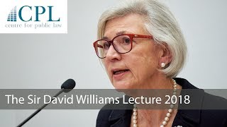 Reflections on the Rule of Law in a Dangerous World The 2018 Sir David Williams Lecture [upl. by Sucerdor234]