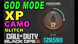 BO6 Glitch GOD MODE XP glitch CAMO glitch Zombies invisibility god mode glitch for black ops 6 [upl. by Pomeroy]