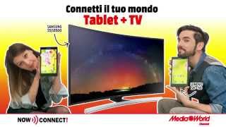 I contenuti del tablet sulla Smart TV  Now Connect [upl. by Finzer239]