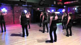 Kodiak Jack Dancers performing quotMerry Go Roundquot line dance [upl. by Pompei]