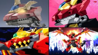 DYNA DRAGON amp REX TRANSFORMATION SEQUENCE l ダイナドラゴン  ダイナレックス 変形 GRIDMAN SSSSDYNAZENON 19932021 [upl. by Onej914]