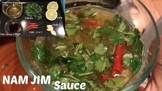 Nam Jim Sauce Recipe  NE Lets Eat [upl. by Hermie]