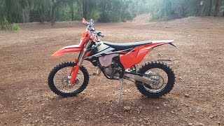 2017 KTM 150XCW quotbreak in dadquot [upl. by Hyacinth]