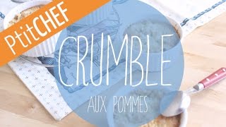 Recette Crumble aux pommes Ptitchefcom Stop Motion [upl. by Babbette]