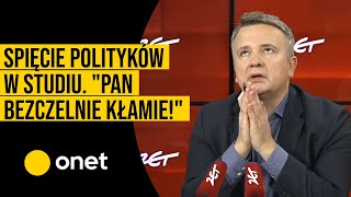 Spięcie polityków w studiu quotPan bezczelnie kłamiequot [upl. by Larochelle430]