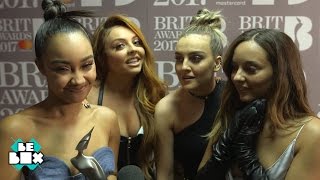 The BRITs 2017 Little Mix on Winning Their First Award  BeBoxMusic [upl. by Terbecki]