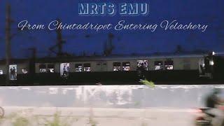 EMU from Chintadripet moving towards Velachery [upl. by Irtak]