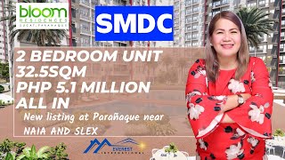 2 Bedroom Condo near NAIA and SlexSMDC Bloom Residences [upl. by Carmena]