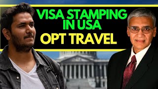 H1B Visa Stamping Update  OPT Travel  Latest Immigration Updates [upl. by Aisak]