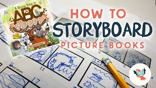 ✷ HOW TO STORYBOARD A PICTURE BOOK ✷ My Process Explained ✷ Storyboarding Tips [upl. by Marih]