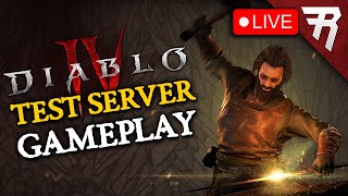 Diablo 4 Season 4 PTR Livestream Gameplay [upl. by Eillil45]