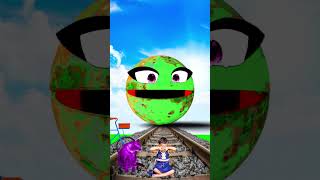 green Pac man attack 2 different colors Cute cats baby amp ms safe ak firing vfx magical video vfx [upl. by Oileduab103]