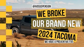 We BROKE our 2024 Tacoma 20 Miles in the Dirt [upl. by Abihsot]