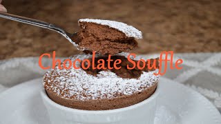 The Best Chocolate Souffle Recipe  Easy Step by step [upl. by Ynar]