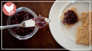 Caramelized Red Onion Jam  Easy Canning  Cosmopolitan Cornbread [upl. by Dlorrej]