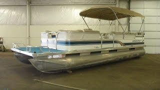 1996 Starcraft Stardeck 240DLX 24 Pontoon  For Sale  Online Auction [upl. by Dagny615]