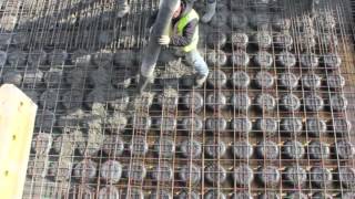 Cobiax Installation and Concrete pouring [upl. by Ferrigno]