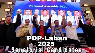 PDP Laban 2025 Senatorial Candidates Part 1 [upl. by Akinam160]