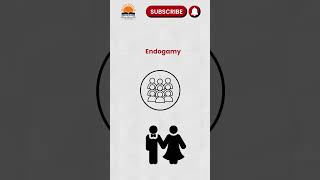 Difference between Endogamy Exogamy Hypergamy and Hypogamy appsctspsc upscprelims upscclass [upl. by Narba626]