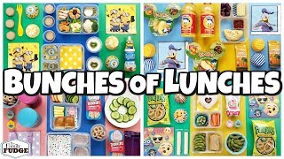 FUN and EASY School Lunch Ideas  What They Ate 🍎 BUNCHES of LUNCHES [upl. by Meirrak386]