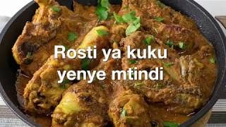 Chicken Masala Rosti ya kuku yenye mtindi [upl. by Ayirp]