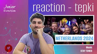 REACTION • Stay Tuned  Music Junior Eurovision 2024 🇳🇱 Netherlands [upl. by Ednalrim101]