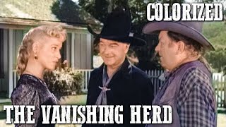 Hopalong Cassidy  The Vanishing Herd  EP24  COLORIZED  Classic Western [upl. by Denoting]