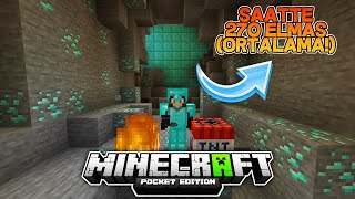 Minecraft PE En Hızlı Elmas Nasıl Bulunur   Saatte 270 Elmas Ortalama [upl. by Lytsirk]