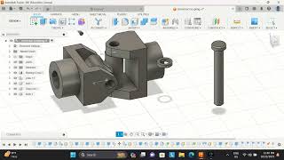 Design of universal coupling using Fusion 360 [upl. by Anizor939]