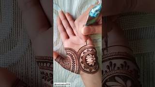 Beautiful Lotus mehndi henna youtubeshorts trending viral shortvideo trendingshorts song [upl. by Ahc]