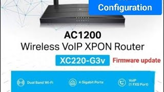 TpLink Xpon ONT Dual Band Router Configuration TpLink Xpon ONT Firmware Upgrade WiFi Password [upl. by Paderna]