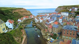 Staithes Village Walk English Countryside 4k [upl. by Tranquada]