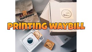 HOW TO PRINT JampT WAYBILLSHIPPING LABEL ON PAPERANG  PHILIPPINES APRIL 2022 [upl. by Nivart352]