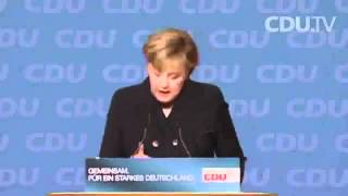 Angela Merkel singt Tage wie diese  Toten Hosen [upl. by Eterg893]