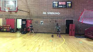 ELITE BASKETBALL TRAINING  DAT 101924 SLEEVE BALL AND WALL BANDS WORKOUT 1 [upl. by Gewirtz84]