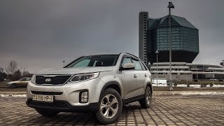 Тестдрайв Kia Sorento 22 CRDi AT Prestige 2015my [upl. by Enyrat]