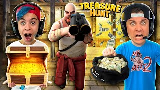 WE STOLE MR MEATS MONEY MR MEAT 2 PRISON ESCAPE TREASURE HUNT MOD [upl. by Sherwynd]