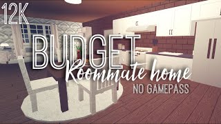 Bloxburg Speedbuild Budget Roomate Home 12k No Gamepass Speedbuild Saturdays [upl. by Nicodemus]