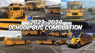 20232024 School Bus Complation [upl. by Enyahs312]